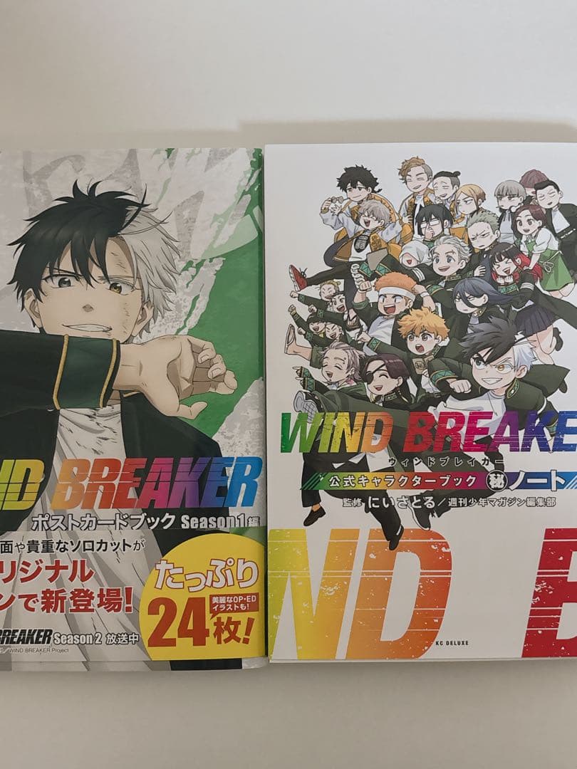 ウィンドブレーカー ポストカードブック&キャラクターブック - メルカリ