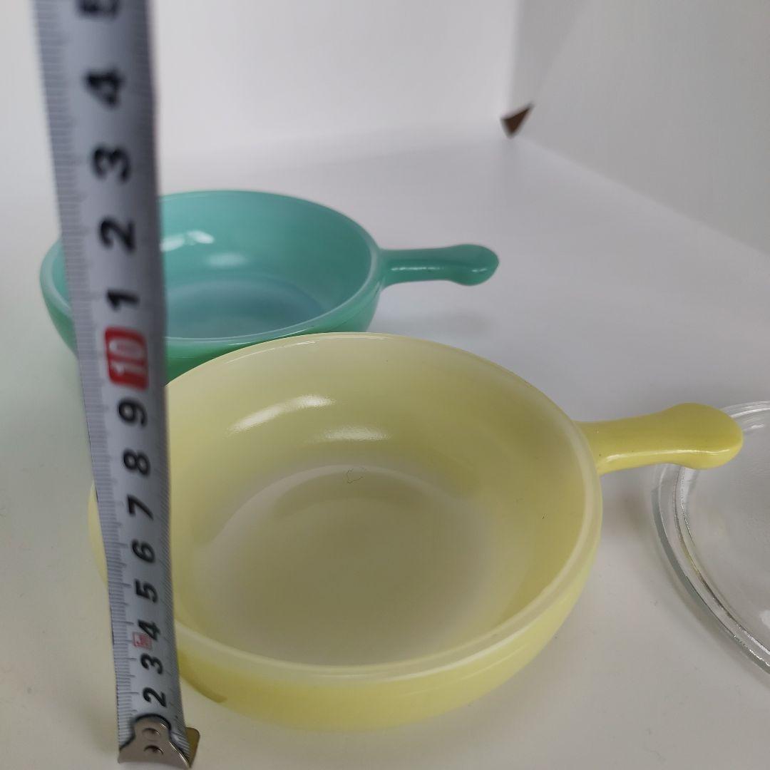 グラスベイク 6個セット ハンドル付 キャセロール 蓋1個