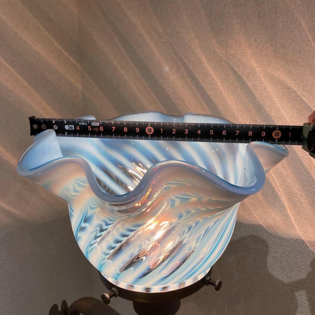 （専用）フェントン　大きなランプシェード　アンティーク　スタンドセット