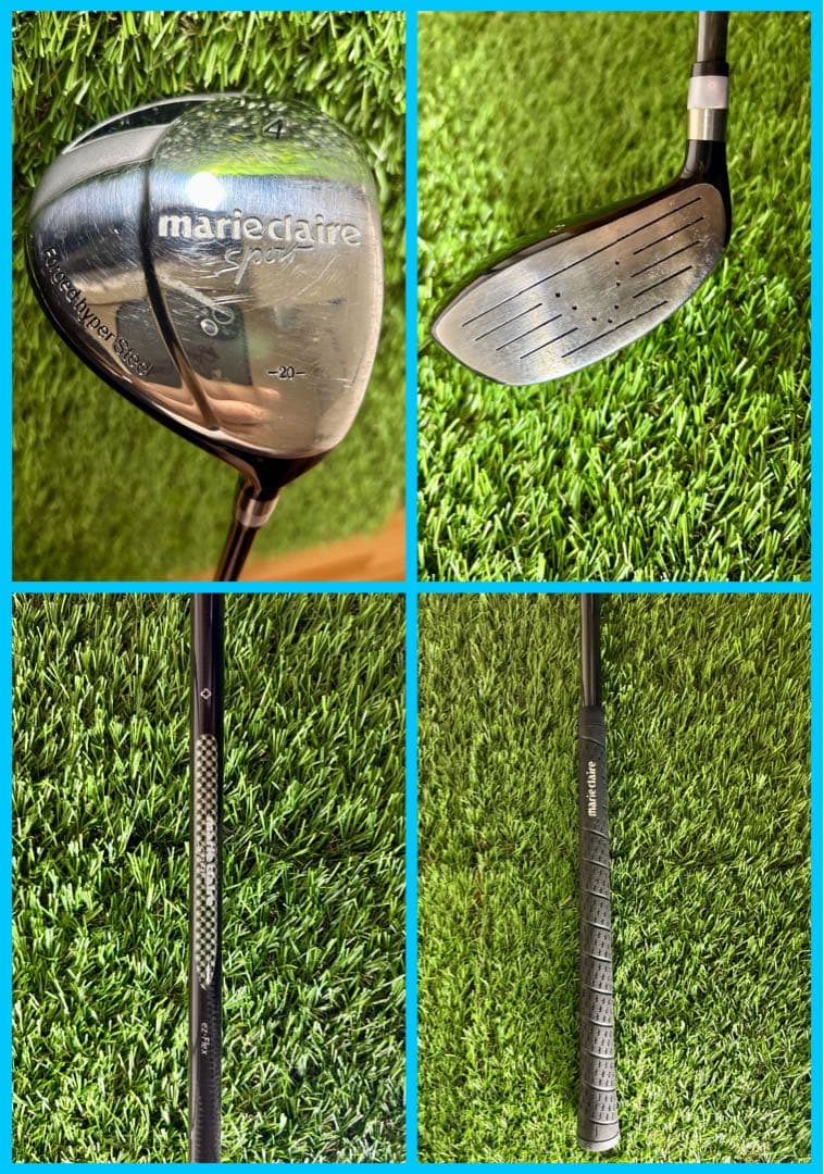 【美品】marie claire レディース ゴルフセット ハーフセット 8本