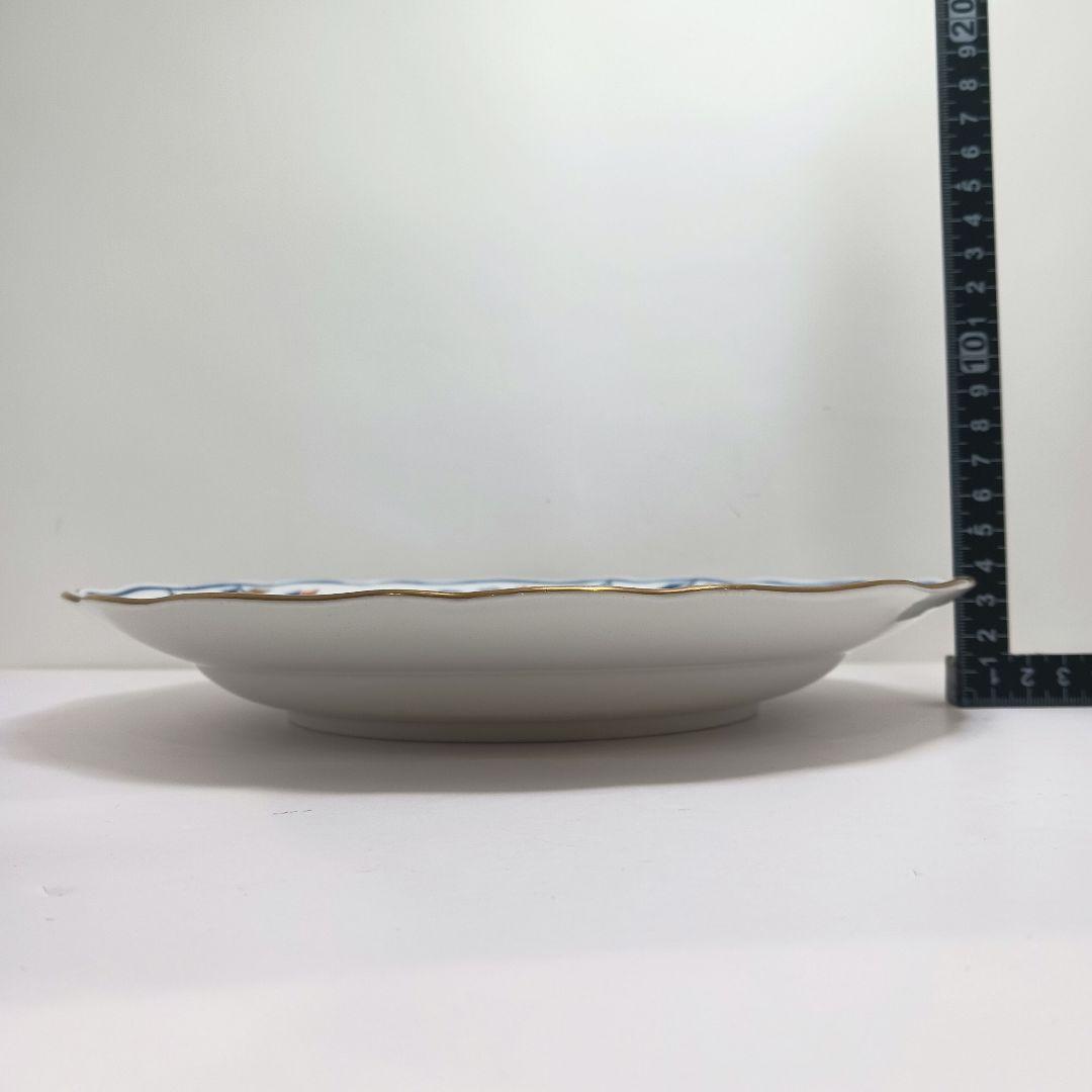 Y3169 マイセン 朱金オニオン カラーオニオン プレート 直径24.8㎝　D