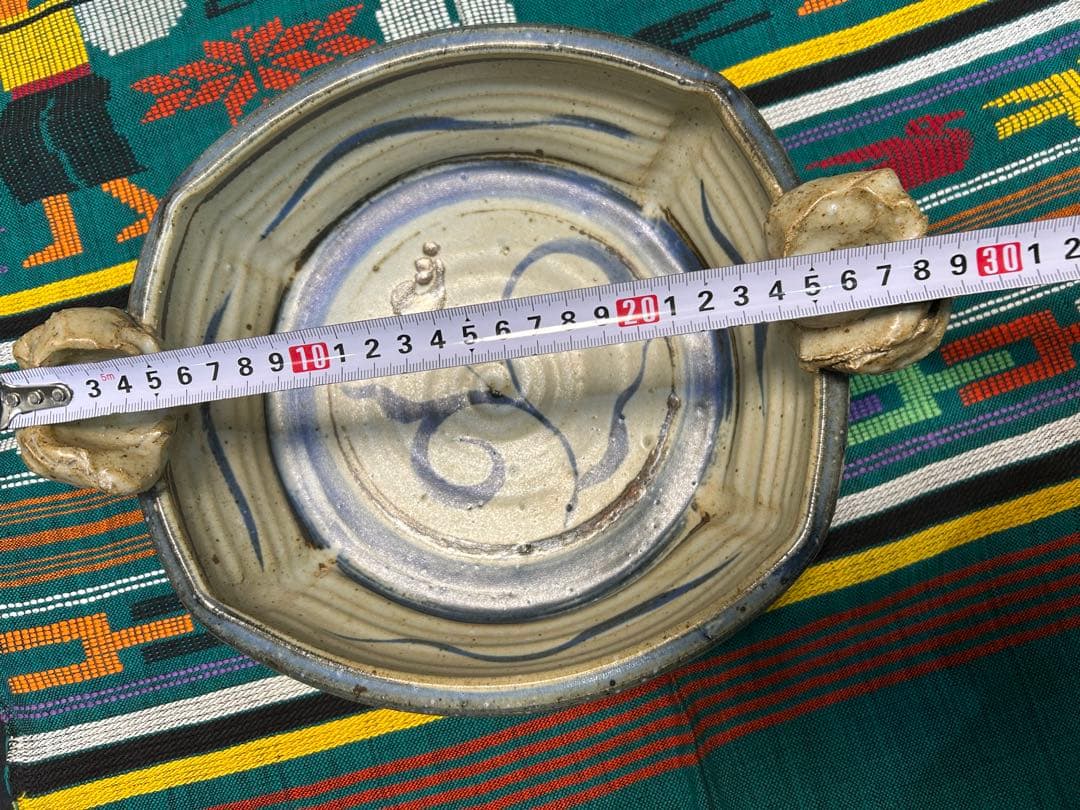 稀少 ロイ マーティン 耳付 鉢 深皿 ボウル 花器 置物 オブジェ D