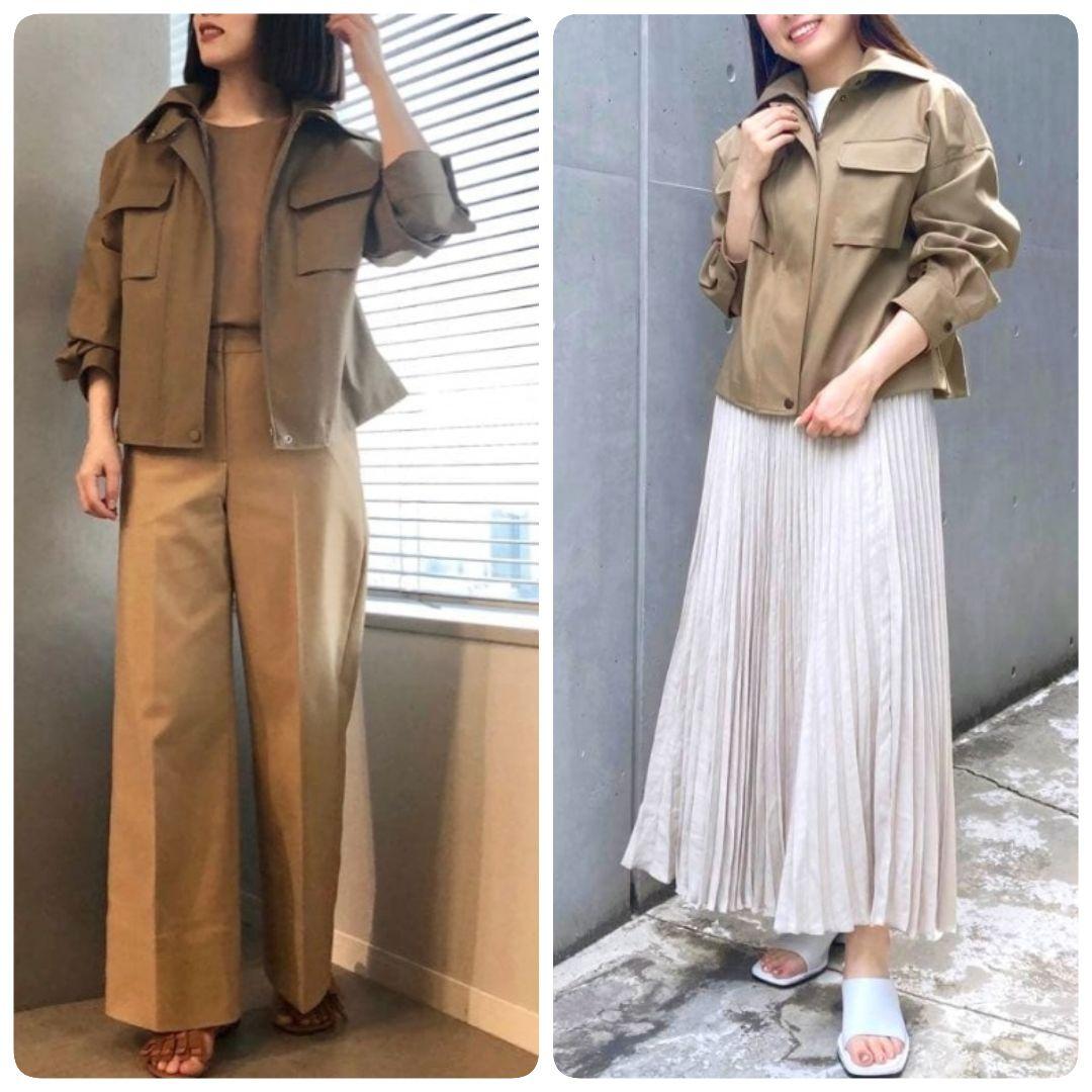 極美品 セオリー Essential Twill Belt Cargoジャケット