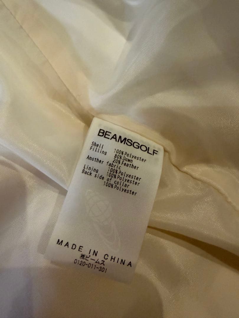 ビームスゴルフ　ダウン　ベスト　M