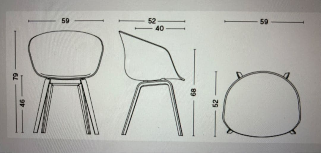 ［maru］HAY AAC ABOUT A CHAIR オレンジ