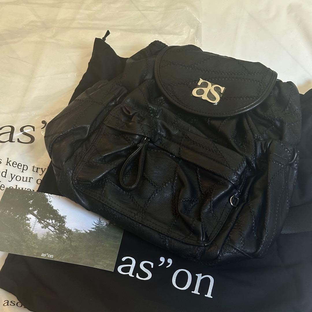 即日発送⭐︎新品　ASON アズオン レザー バックパックリュック　/z1