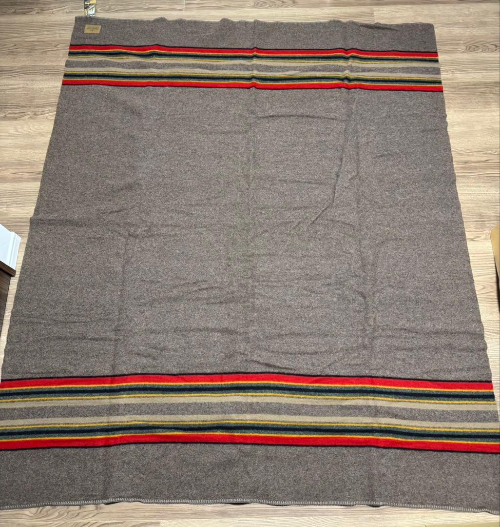 Pendleton ウールブランケット レザー付き