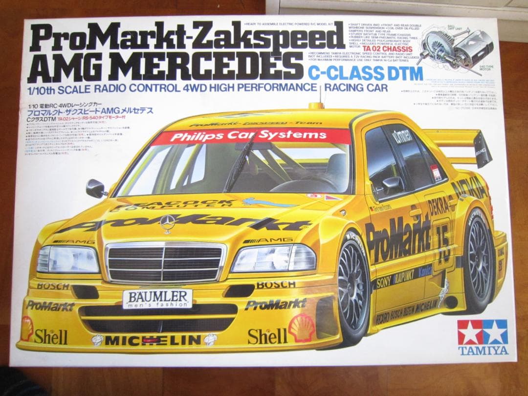 タミヤ TA02 動作確認済み 1/10 プロマルクト ザクススピード ベンツ