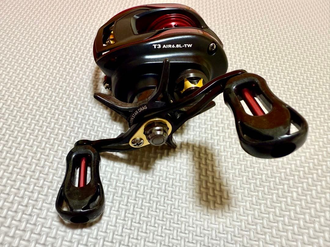 Daiwa T3 AIR 6.8L-TW ベイトフィネスリール ルアーセット