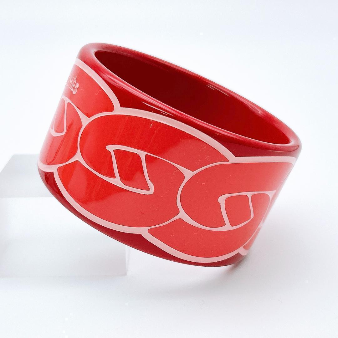 【新品同様！鑑定済！】エルメス バングル ブレスレット ヌー・マラン ピンク