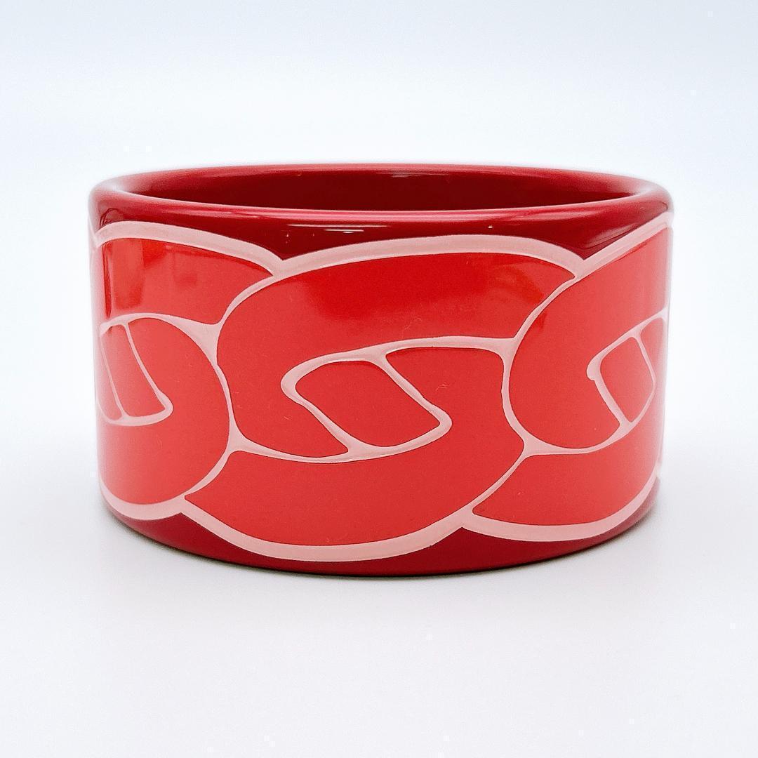 【新品同様！鑑定済！】エルメス バングル ブレスレット ヌー・マラン ピンク