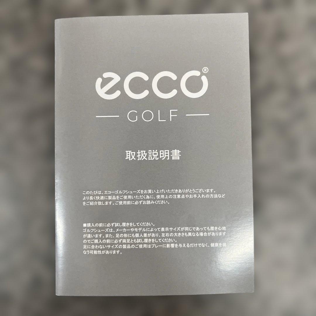 【新品、未使用】ECCO エコー　ゴルフシューズ 41 ホワイト26.0㌢
