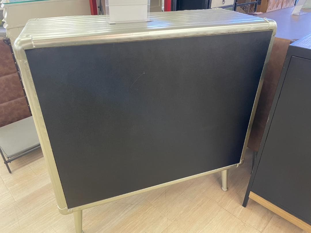 男前インテリア キャビネット ワイド インダストリアル 収納 引出し