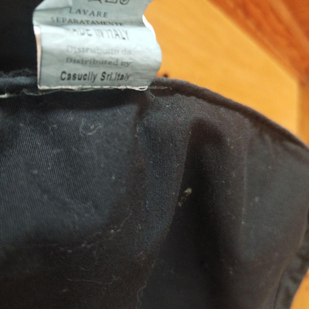 FRONTSTREET8 ハンドペイント　イタリア 黒のモッズコート