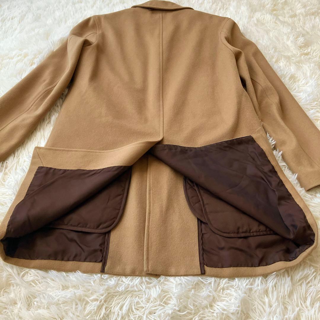 【美品】エディフィス ロロピアーナ ステンカラーコート ライナー付