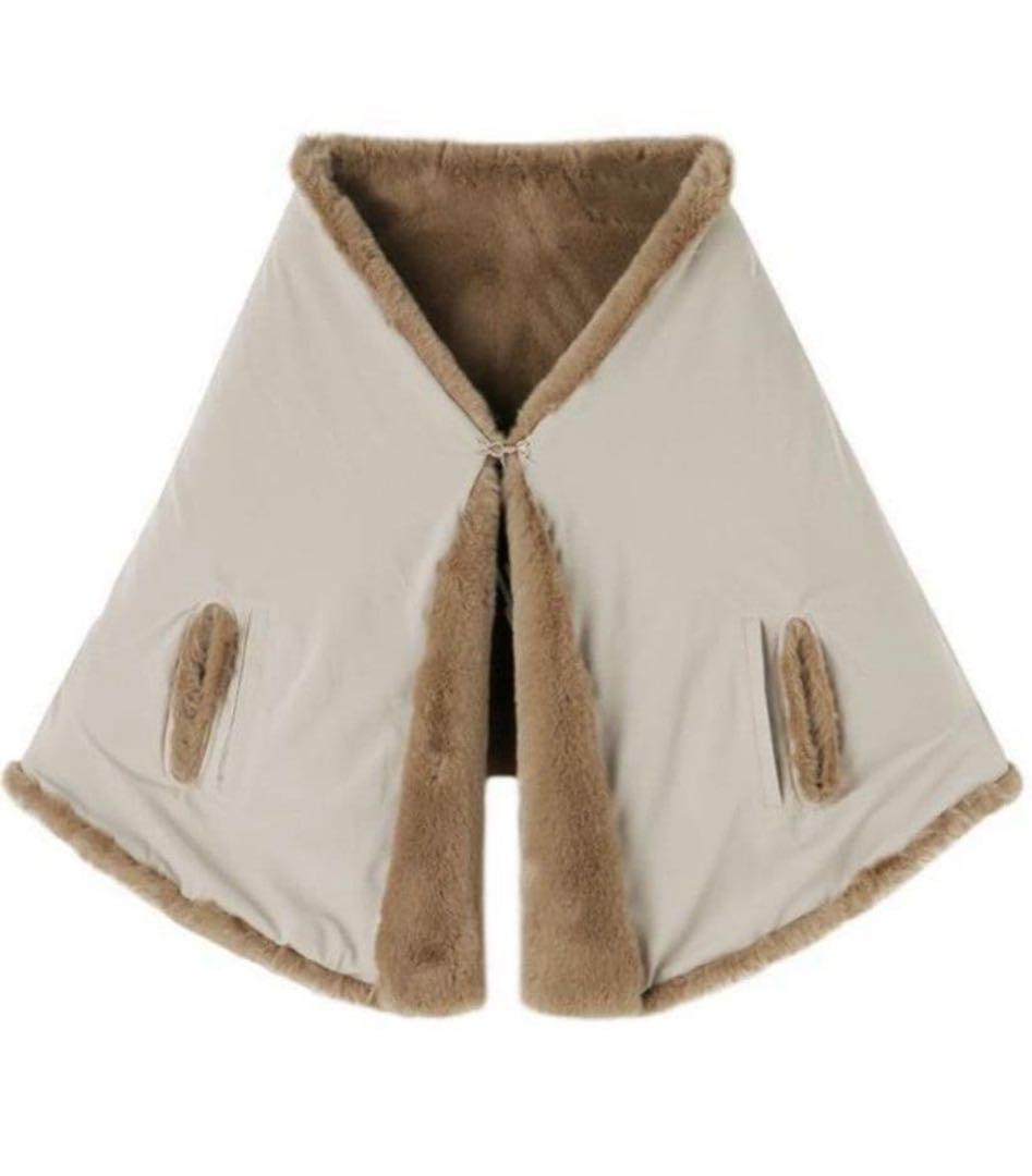 【新品・タグ付き】JENNE リッチボリュームファーケープ