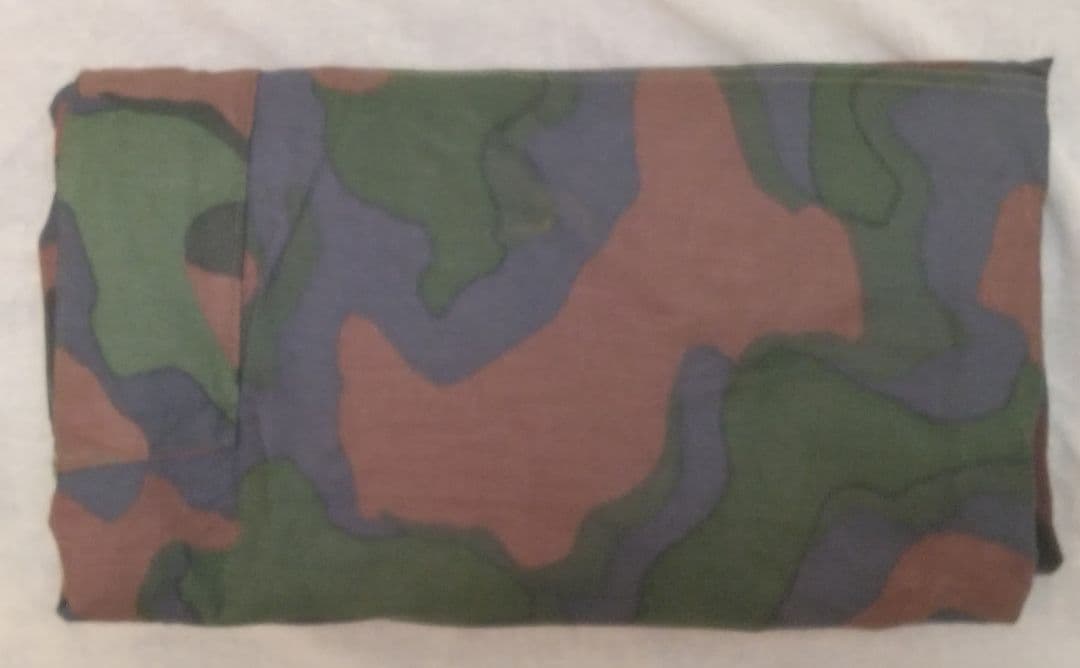 デッドストック ノルウェー軍 カモフラージュ2 テントシート 1枚 軍幕