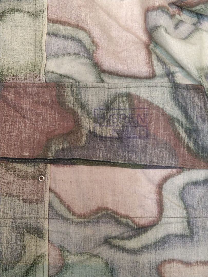 デッドストック ノルウェー軍 カモフラージュ2 テントシート 1枚 軍幕