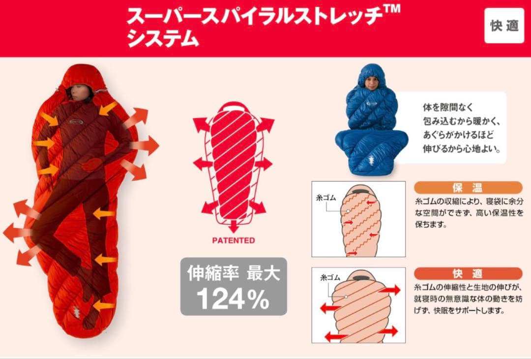 mont-bell モンベル アルパインダウンハガー650#3 シュラフ ダウン