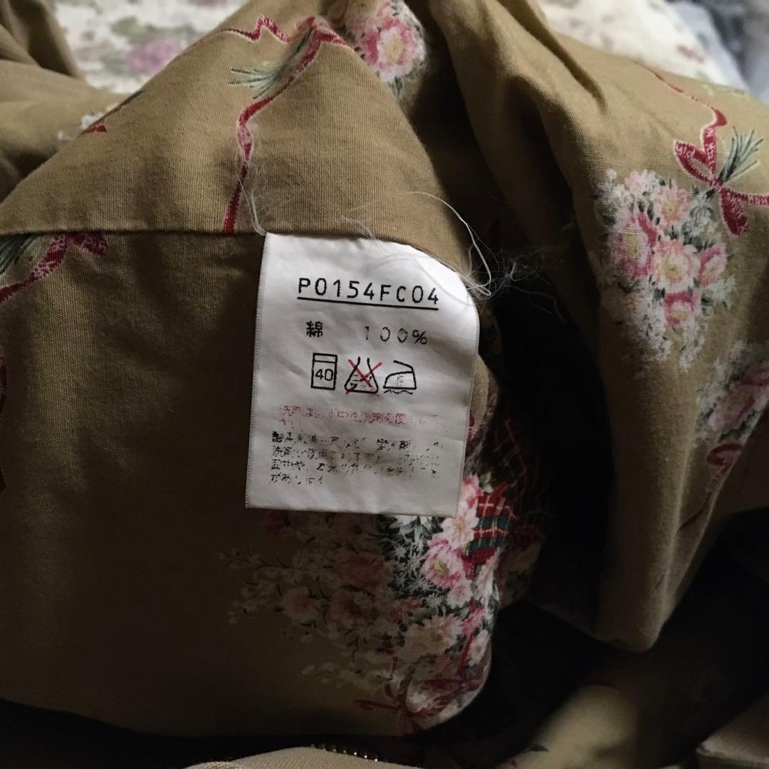 ピンクハウスコート　花刺繍