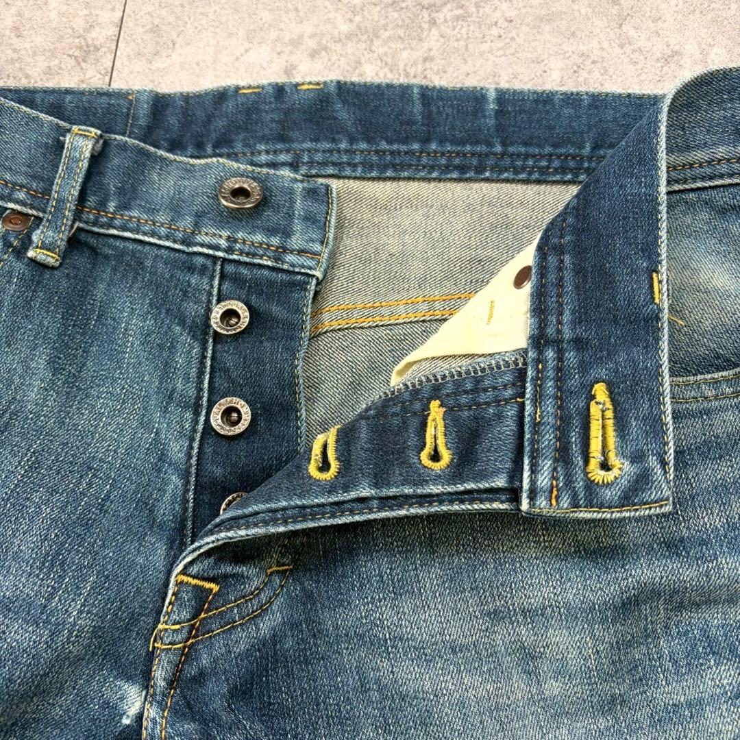 00s【5351 pour les hommes】フレアデニムパンツ/Y2K/髭 y2k 5351 pour