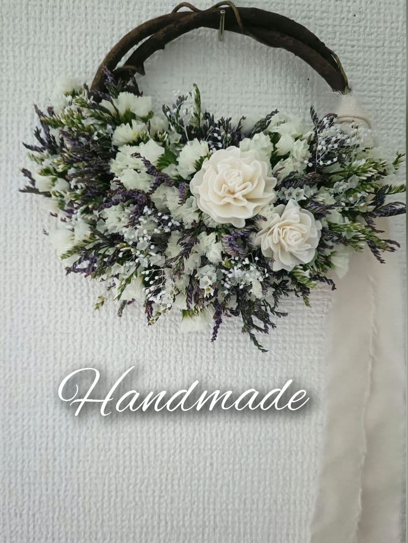 ♡・*.punchan‪‪‪.*¨̮・ドライフラワースワッグ&リース♡