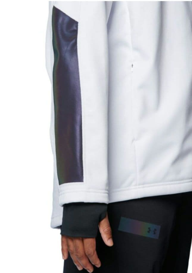 アンダーアーマー　ウインターニット　3レイヤー ジャケット4.0　S　ホワイト