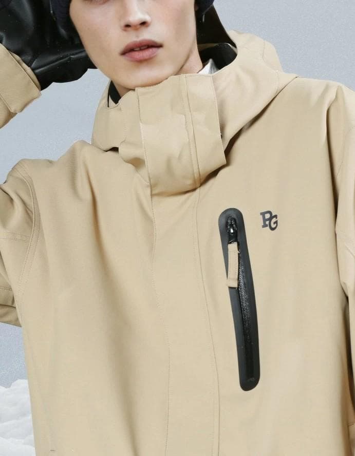 未使用 パーリーゲイツ 定価10万 防汚防水防風 ストレッチ スノーウェア L