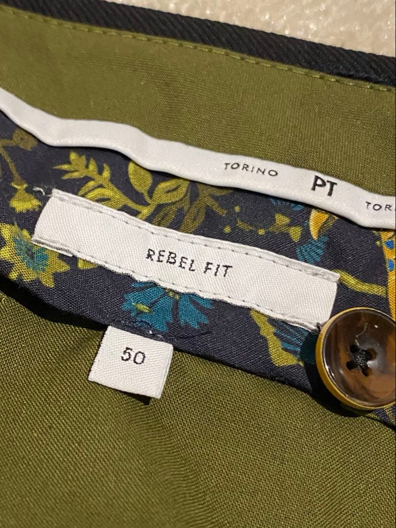 PT トリノ ブラック スラックス 50 REBEL FIT/MR30