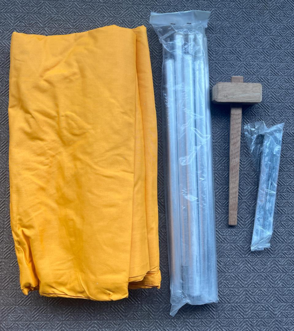 ビンテージ テント ユニチカビニロン 3人用 未使用 昭和レトロ キャンプ