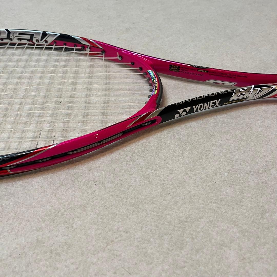 希少】ヨネックス ナノフォース8v REV マゼンタ カスタムフィット レア