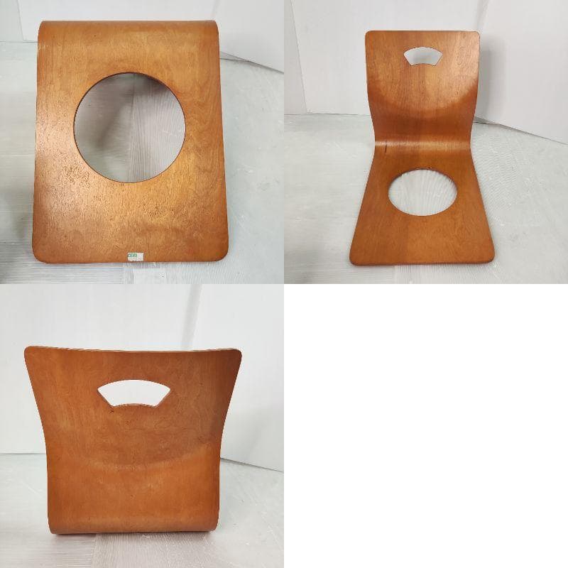 木製座椅子　７脚セット　和室 旅館 こたつ 光座椅子