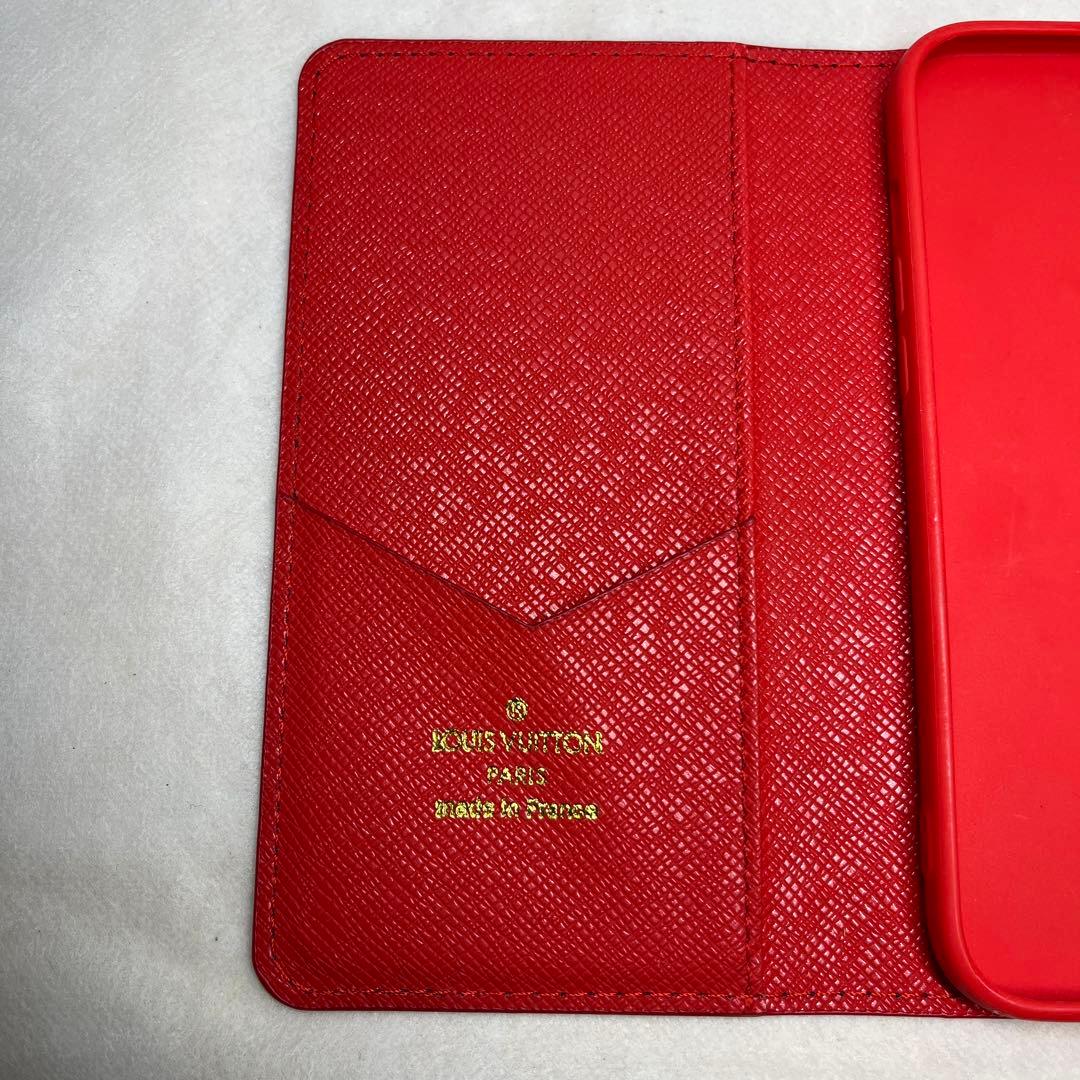 【美品】LOUIS VUITTON iPhone 13ProMax手帳型ケース
