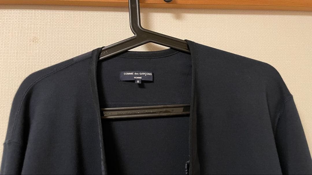 コムデギャルソンオム 22SS コットンダブルフェイス2WAYカーディガンS