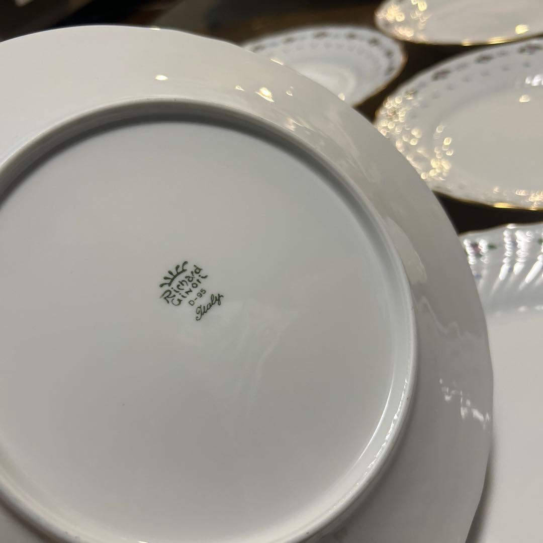 Richard Ginori 花柄皿 陶磁器 6枚の通販はau PAY マーケット - 輸入