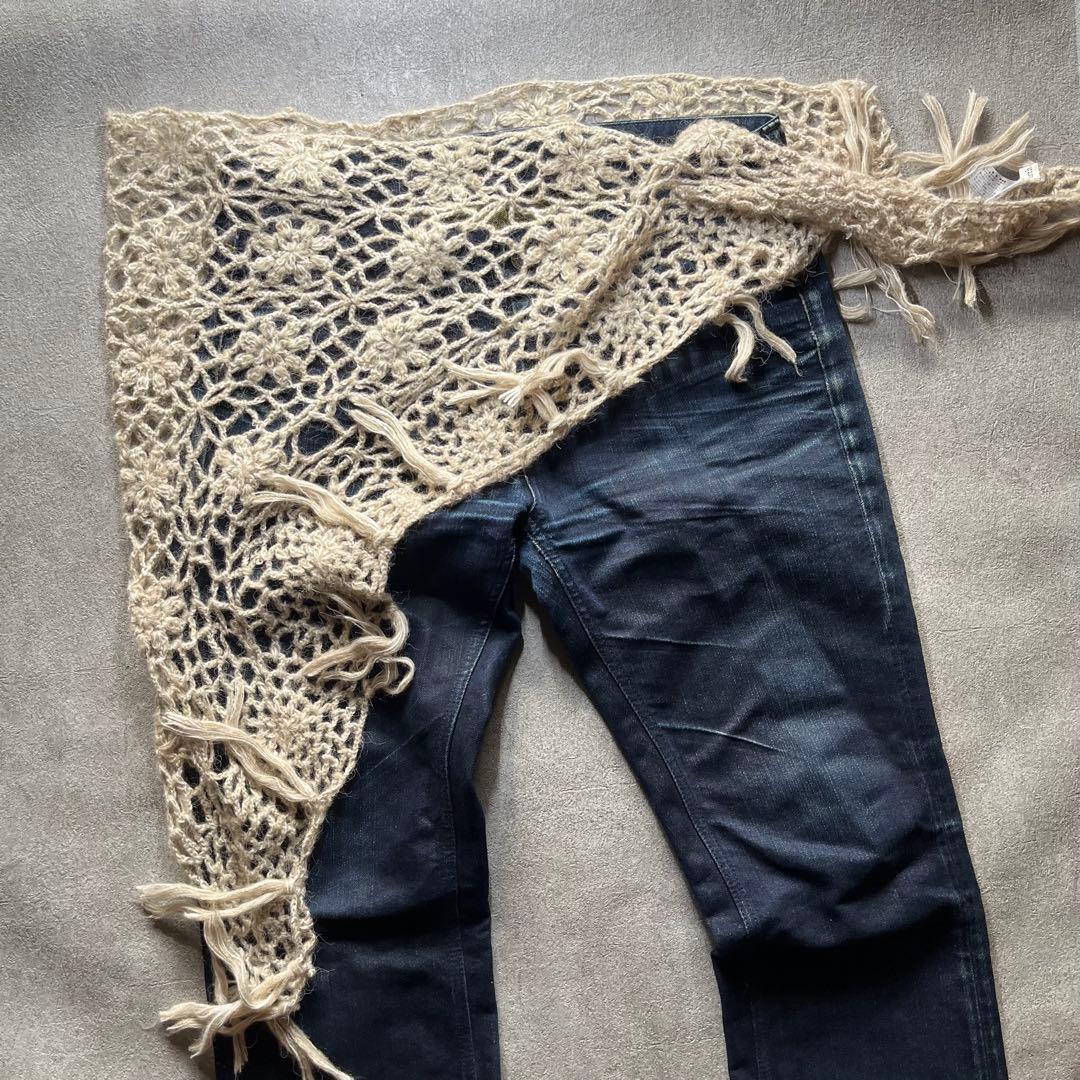 y2k 00s goa 系 腰巻 スカーフ ストール archive グランジ - メルカリ