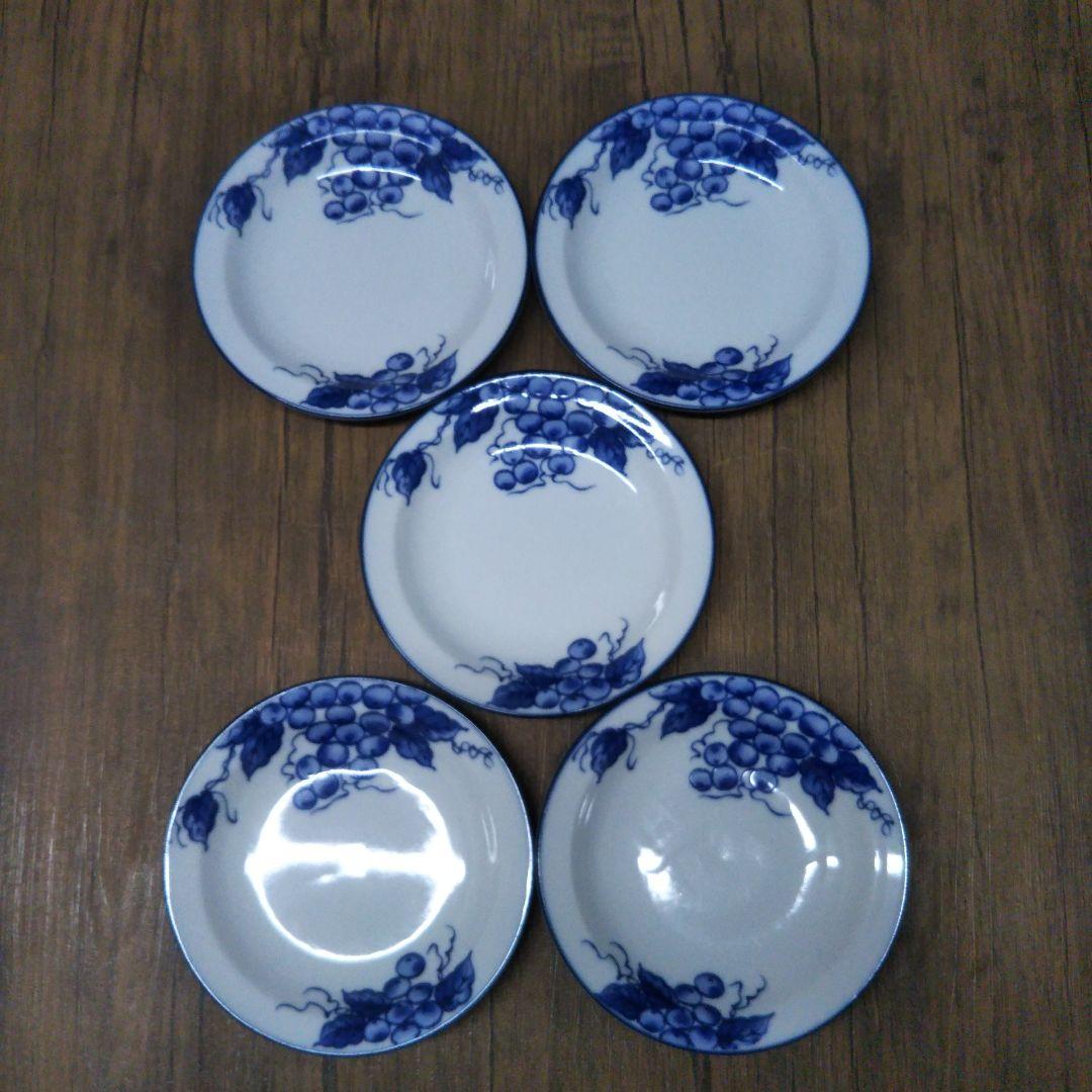 値下げ☆たち吉 ぶどう柄皿5枚セット 77 - メルカリ