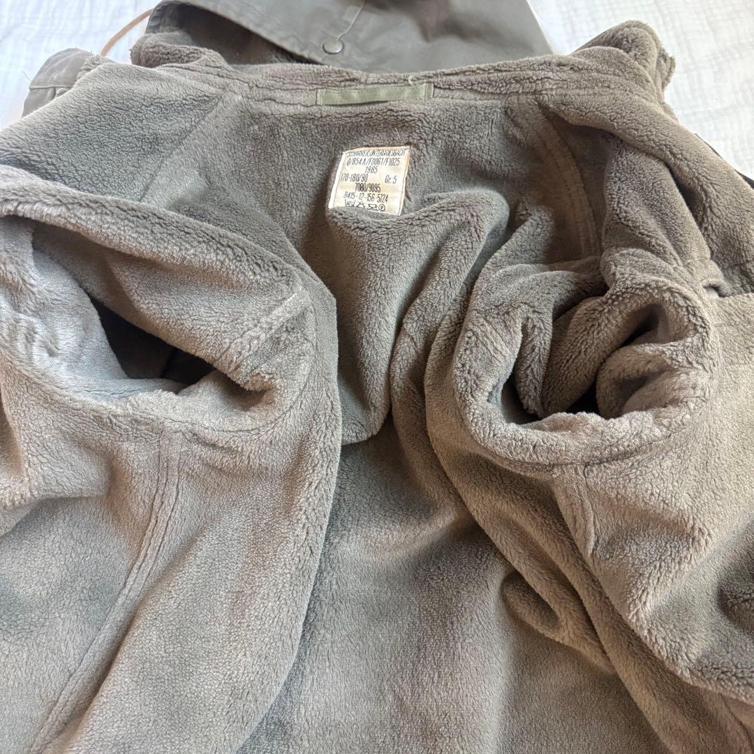 美品☆ドイツ軍 フィールドパーカーコート1985年製 ビンテージ ボアライナー付