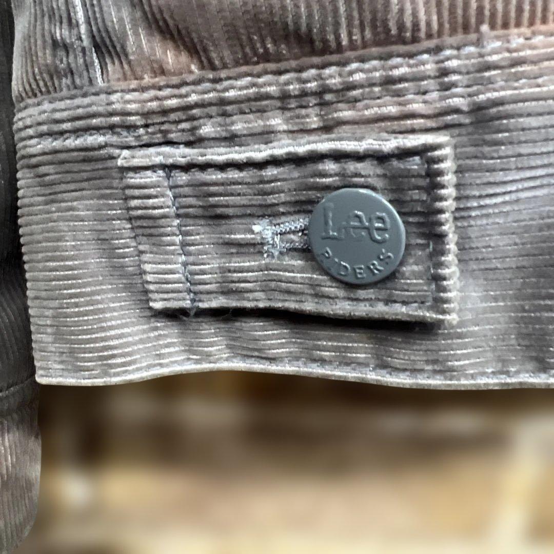 Lee Storm Riders グレー コーデュロイ &ミンク　Gジャン