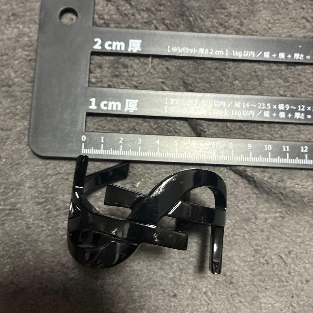 サンローラン　カサンドラ　ロゴ　ysl バングル　ブレスレット　0710