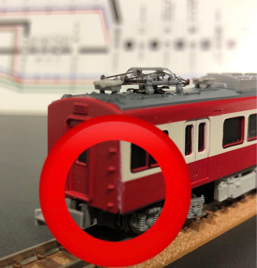 管理番号1635 京急2000形2扉車Nゲージ塗装キット素人組立