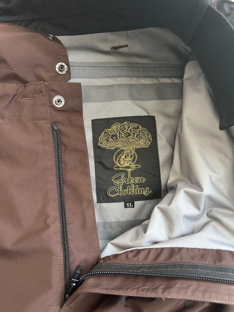 Green Clothing XL ブラウン スノーボード パンツ