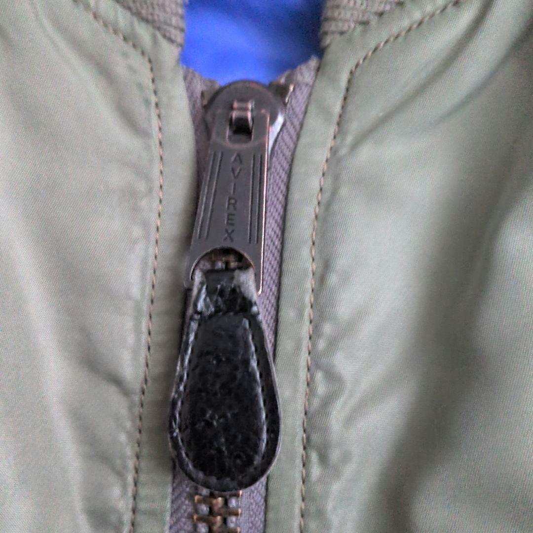 みアビレックス　AVIREX ma-1 完全リバーシブル Lサイズ ブルー