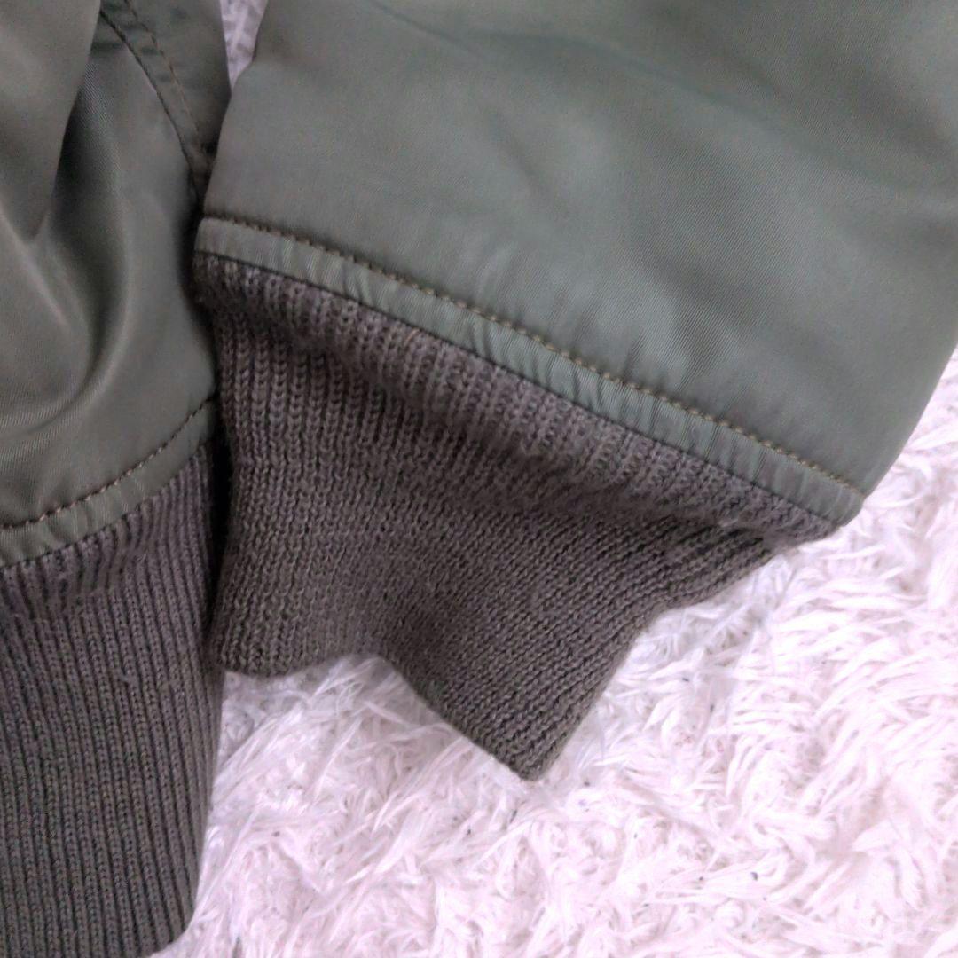 みアビレックス　AVIREX ma-1 完全リバーシブル Lサイズ ブルー