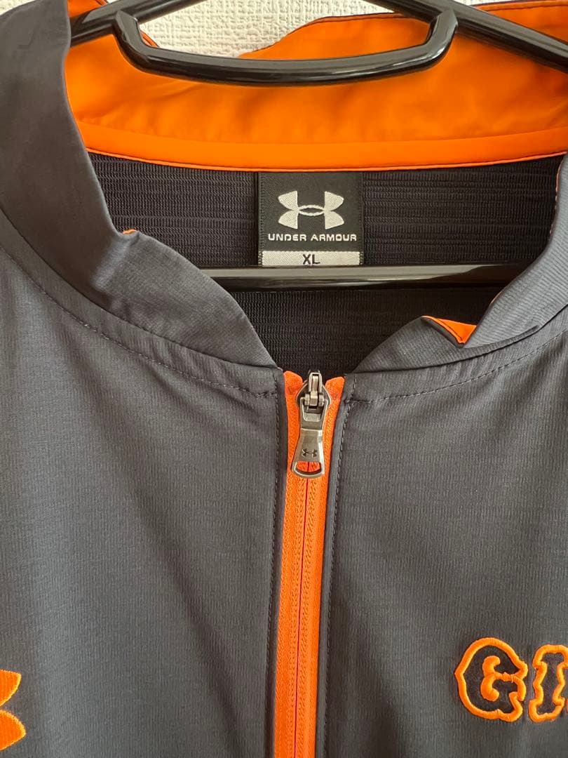 プロ野球 巨人 読売ジャイアンツ 支給品 ハーフジップジャケット XL