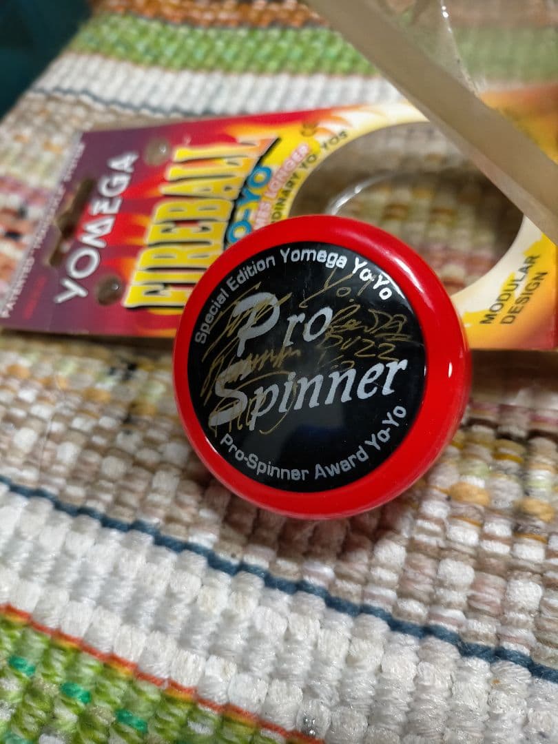ヨメガハイパーヨーヨー　未使用　プロスピナーファイヤーボール　THPサイン付き