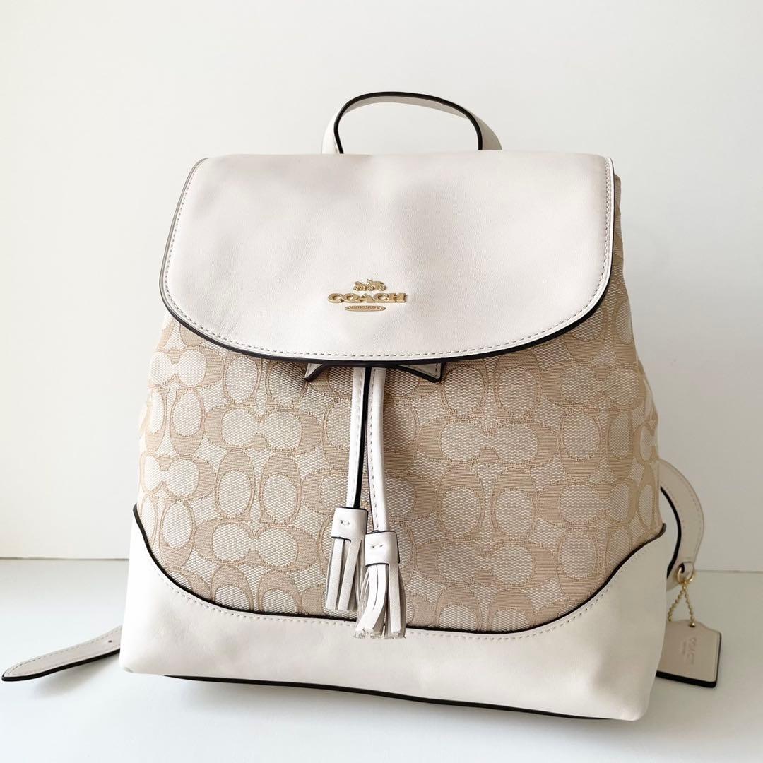 【新品】COACH リュックサック アウトライン シグネチャー エル