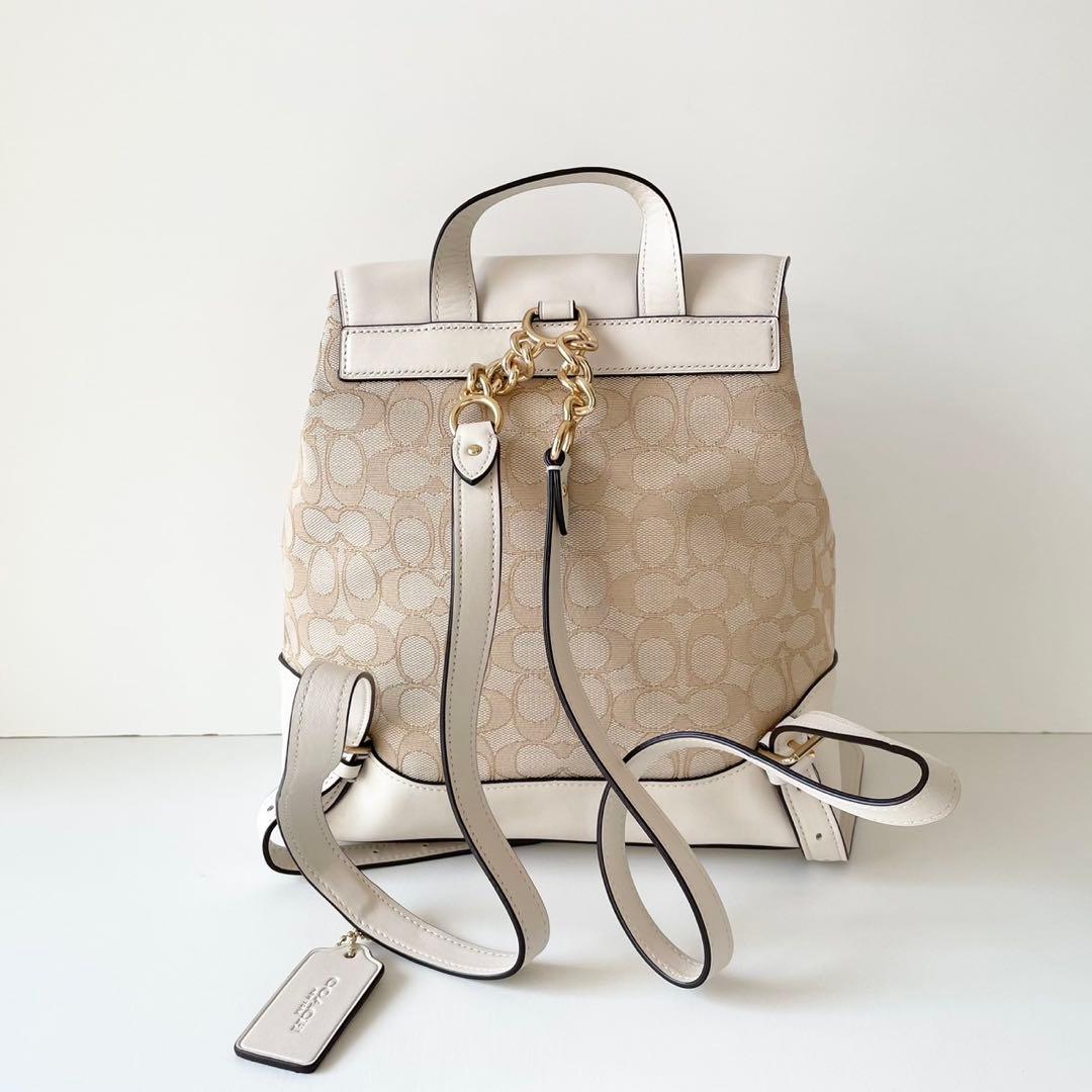 【新品】COACH リュックサック アウトライン シグネチャー エル