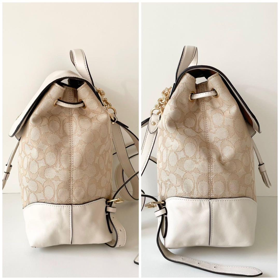 【新品】COACH リュックサック アウトライン シグネチャー エル