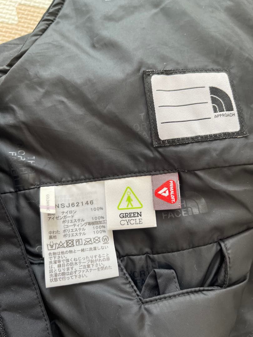 The North Face 子ども用スノーボードウェア上下セット120 130
